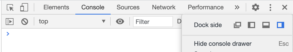 设置控制台显示的位置