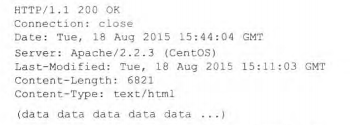 http响应报文格式